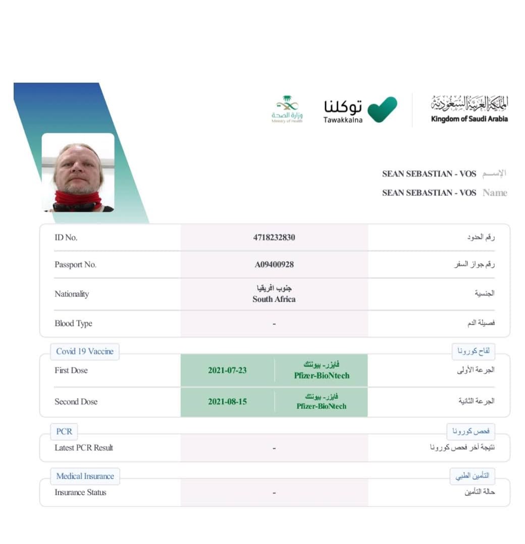 Certificate: Health Certificate